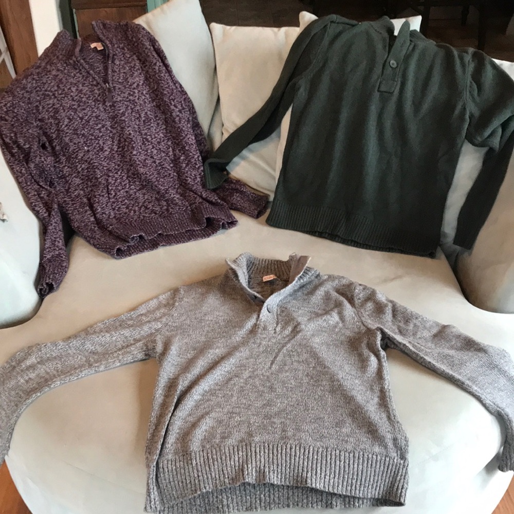 Lot of 3 Merona Sweaters (Athletic Fit)